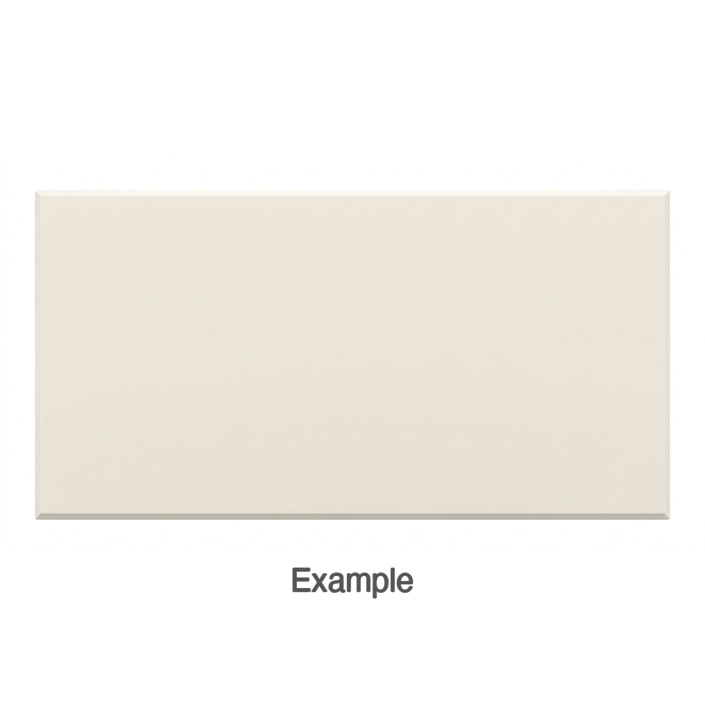 Thermofoil Plank Drawer Front (DBQ) in Mission White
