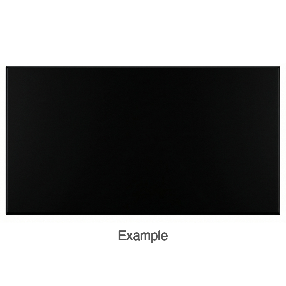 Thermofoil Plank Drawer Front (DBQ) in Satin Black