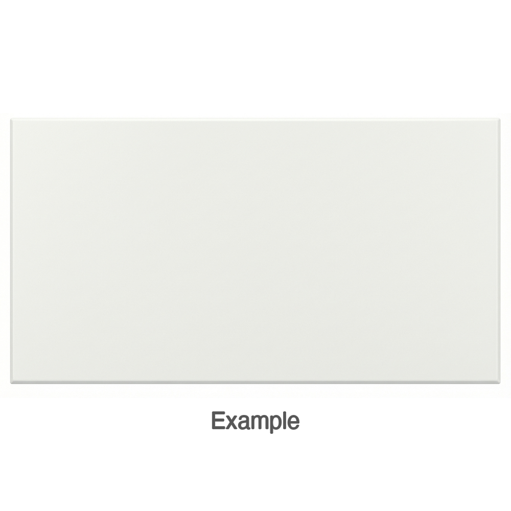 Thermofoil Plank Drawer Front (DBQ) in Satin White