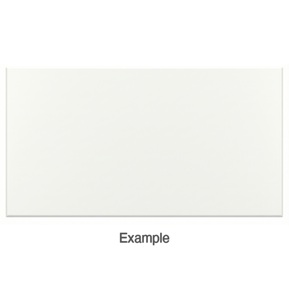 Thermofoil Plank Drawer Front (DBQ) in Snow White