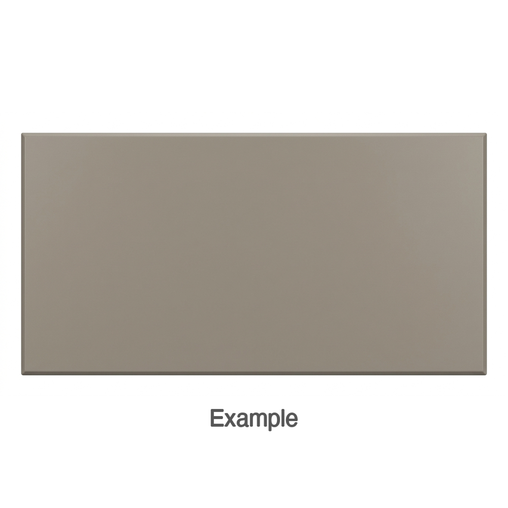 Thermofoil Plank Drawer Front (DBQ) in Stone Grey Suedette