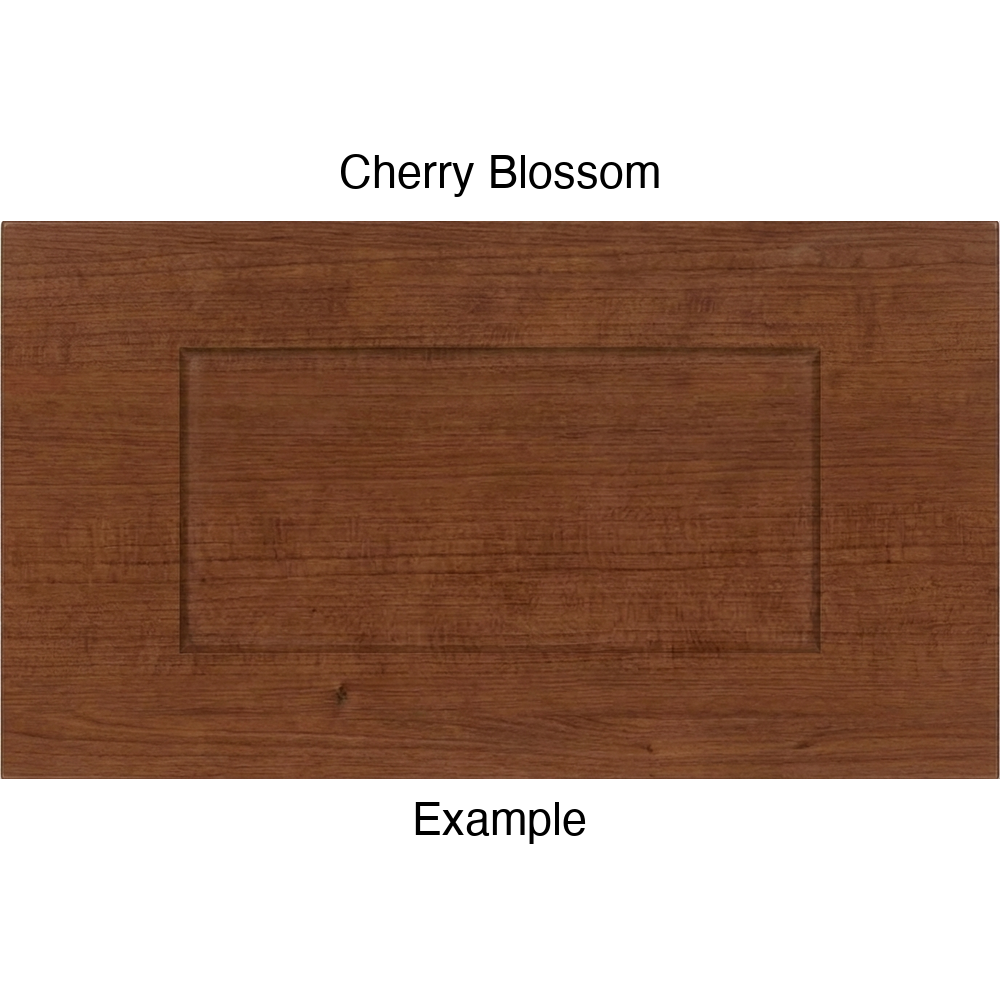 DRS131 Thermofoil Drawer Front (Shaker Style), Routed, in Cherry Blossom