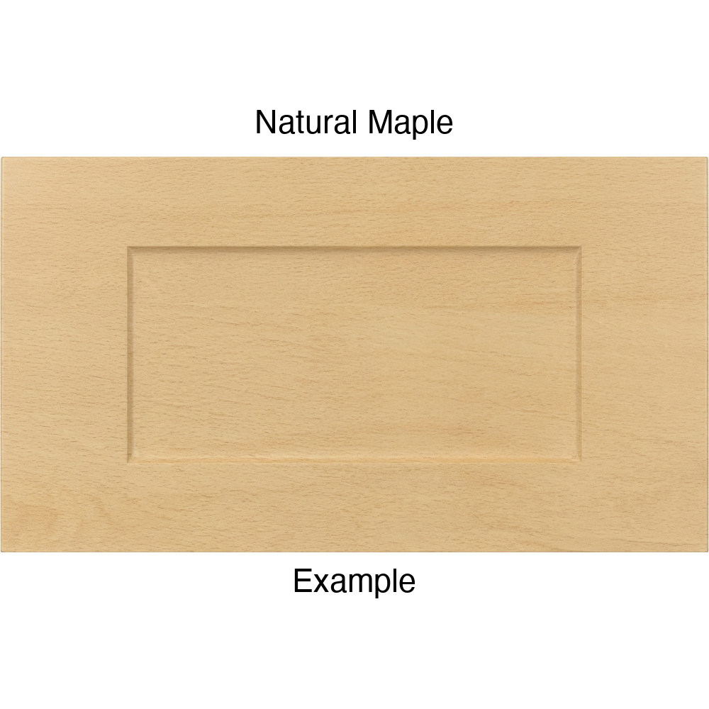 DRS131 Thermofoil Drawer Front (Shaker Style), Routed, in Natural Maple