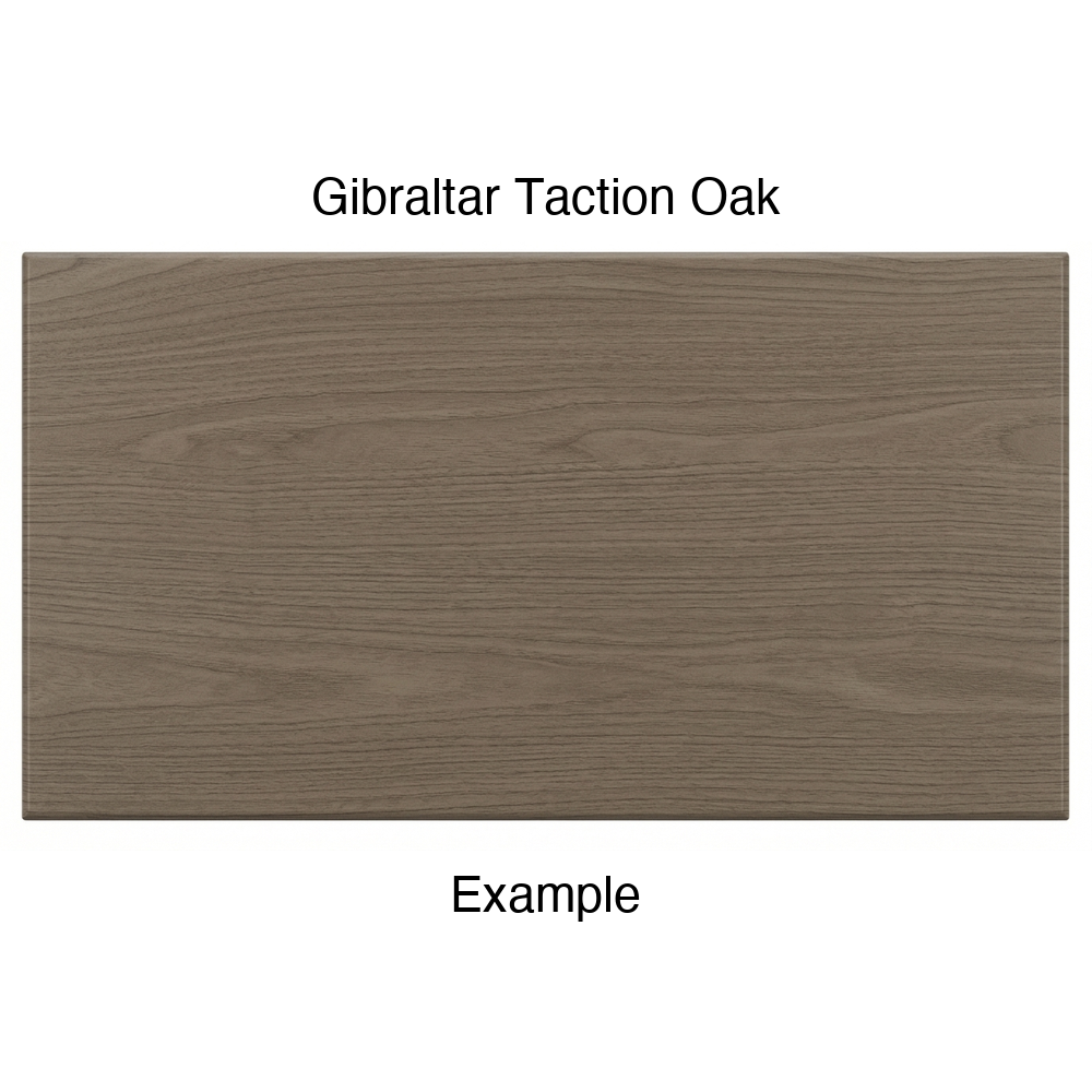 DSS218 Thermofoil Drawer Front (Shallow Shaker Style), Solid, in Gibraltar Taction Oak