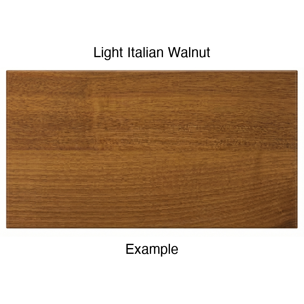 DRS131 Thermofoil Drawer Front (Shaker Style), Solid, in Light Italian Walnut