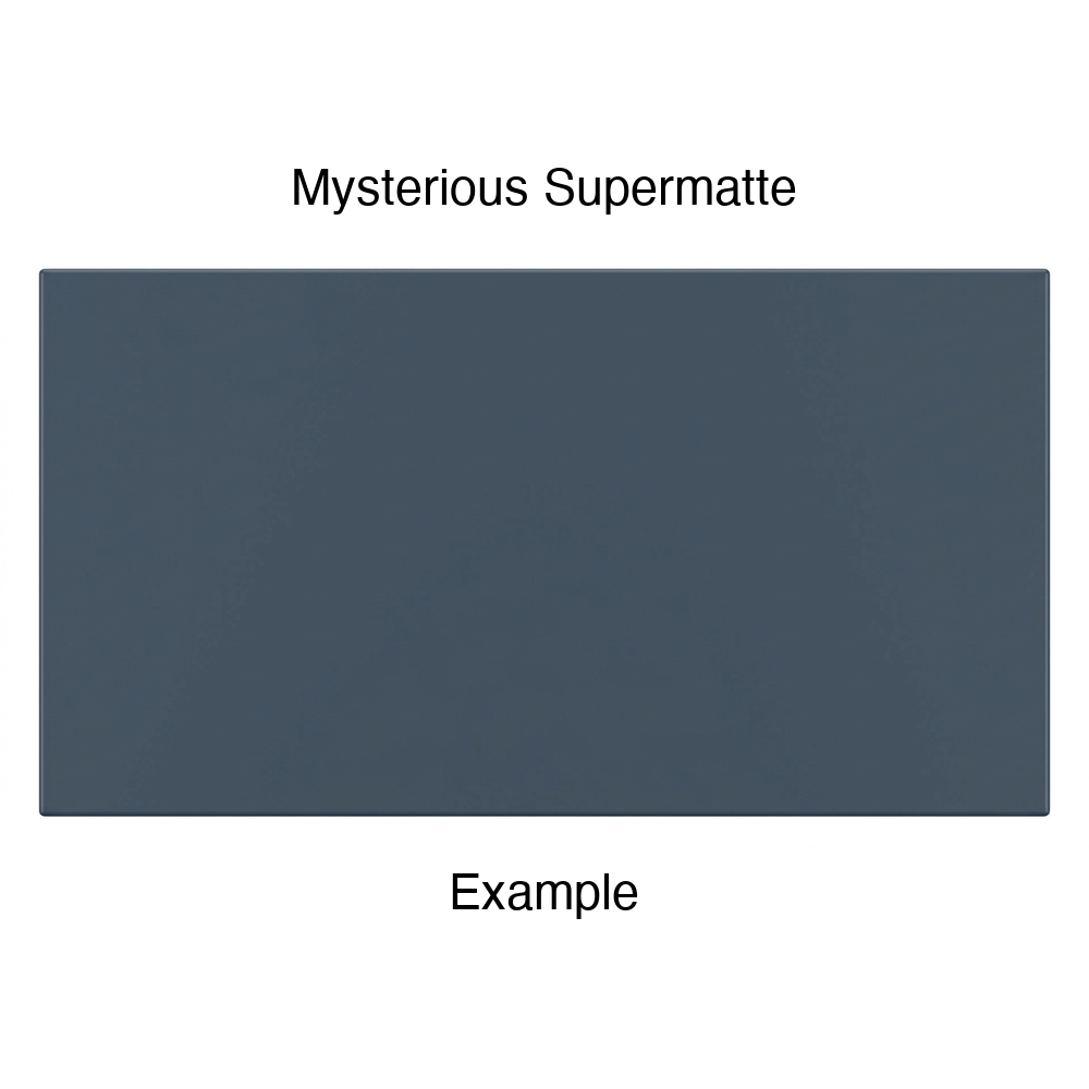 DRS131 Thermofoil Drawer Front (Shaker Style), Solid, in Mysterious Supermatte
