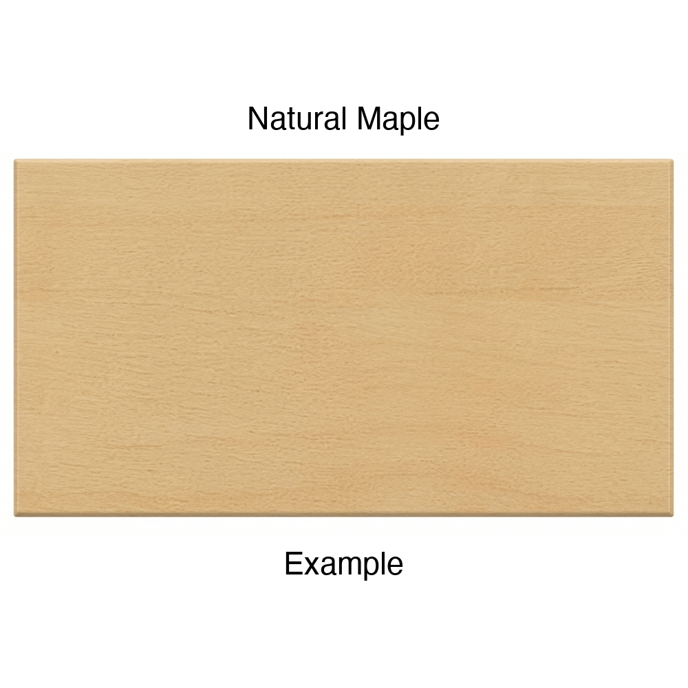 DRS131 Thermofoil Drawer Front (Shaker Style), Solid, in Natural Maple
