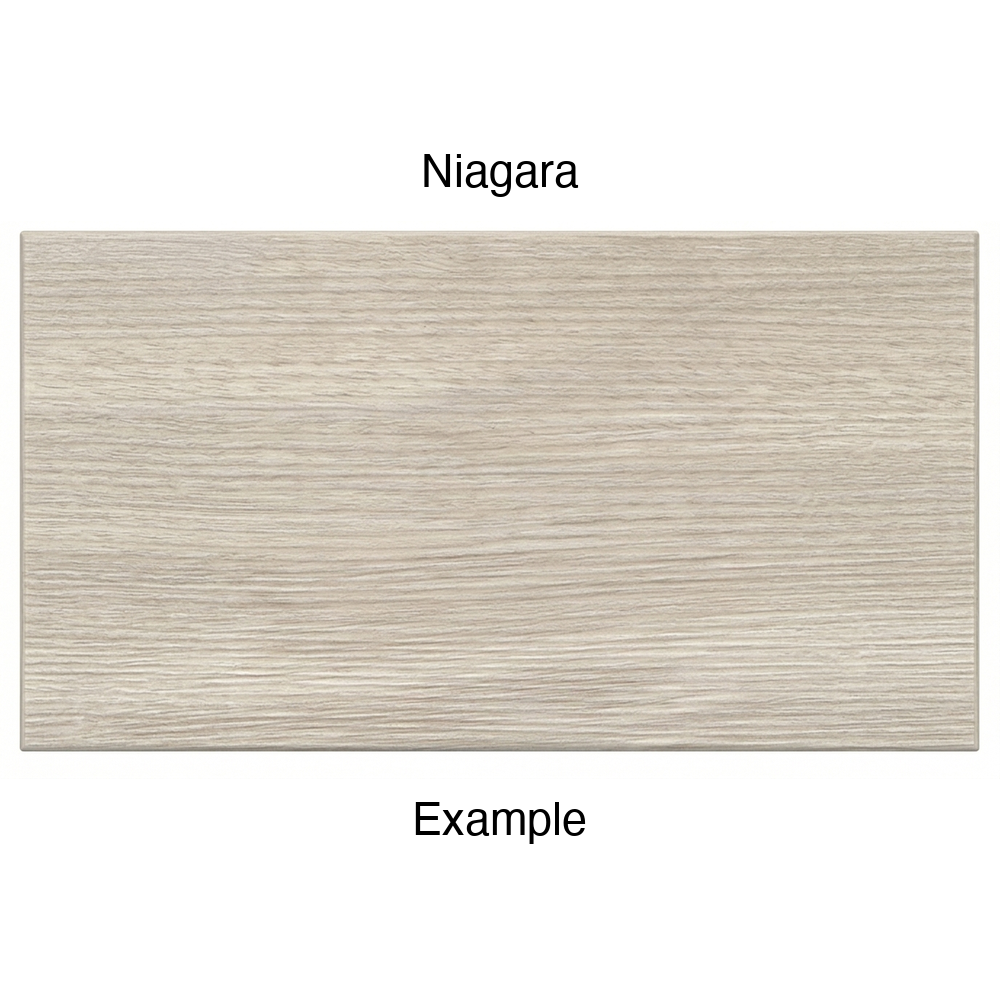 DRS131 Thermofoil Drawer Front (Shaker Style), Solid, in Niagara