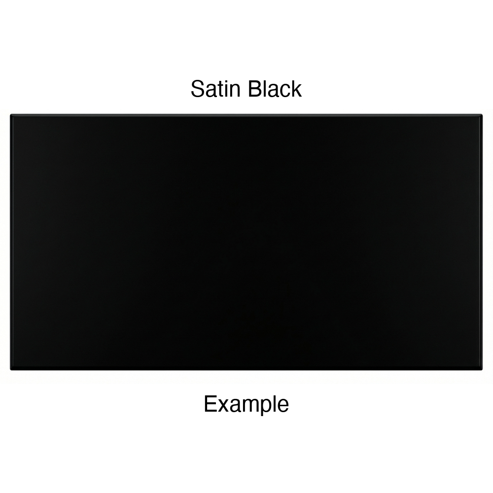 DRS131 Thermofoil Drawer Front (Shaker Style), Solid, in Satin Black