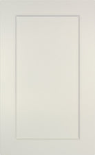 Vinyl wrapped mdf thermofoil cabinet door with shallow Artesian style recess