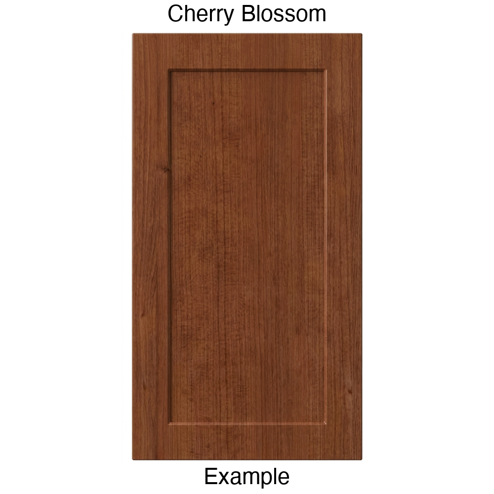 DT223 Recessed Panel Thermofoil Cabinet Door (Shallow Artesia Style) in Cherry Blossom