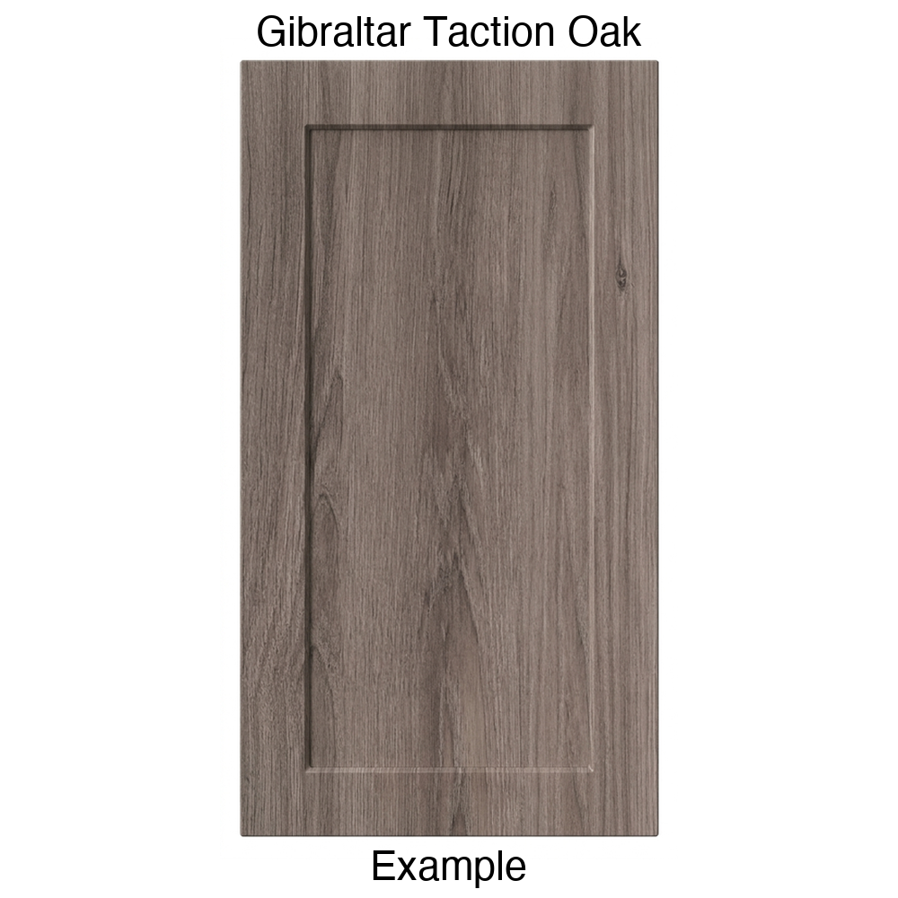DT223 Recessed Panel Thermofoil Cabinet Door (Shallow Artesia Style) in Gibraltar Taction Oak