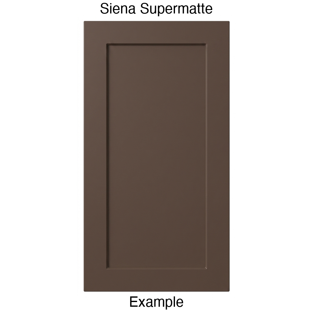 DT223 Recessed Panel Thermofoil Cabinet Door (Shallow Artesia Style) in Siena Supermatte