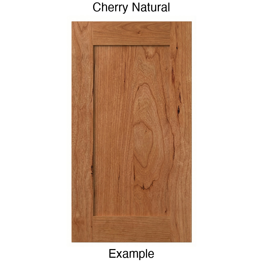 Durango Recessed Panel Cabinet Door in Cherry Natural