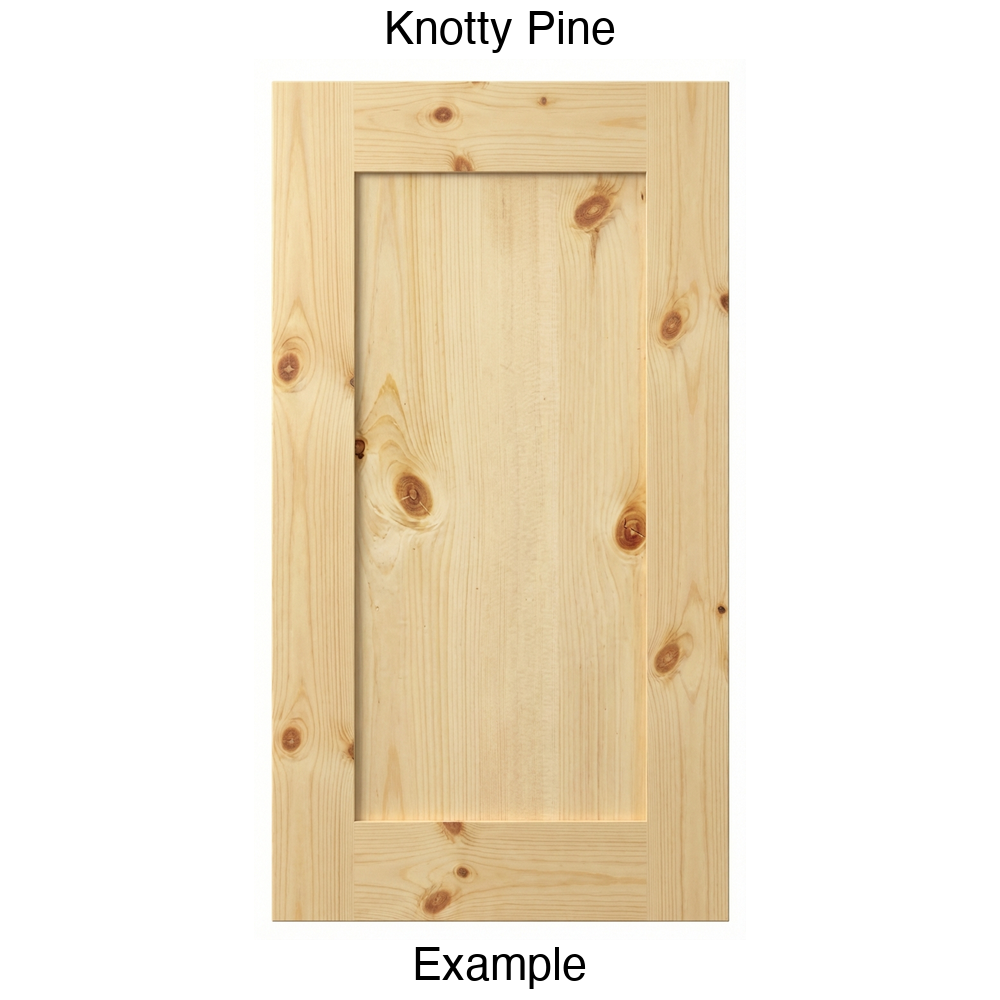 Durango Recessed Panel Cabinet Door in Knotty Pine