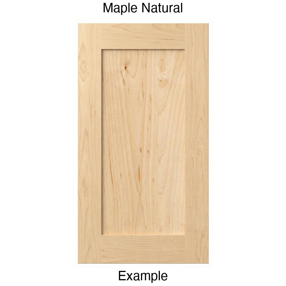 Durango Recessed Panel Cabinet Door in Maple Natural
