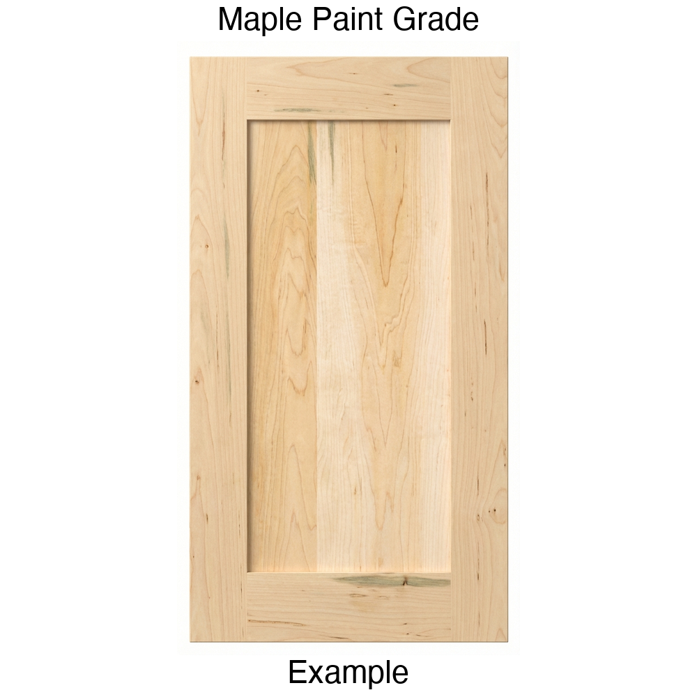 Durango Recessed Panel Cabinet Door in Maple Paint Grade