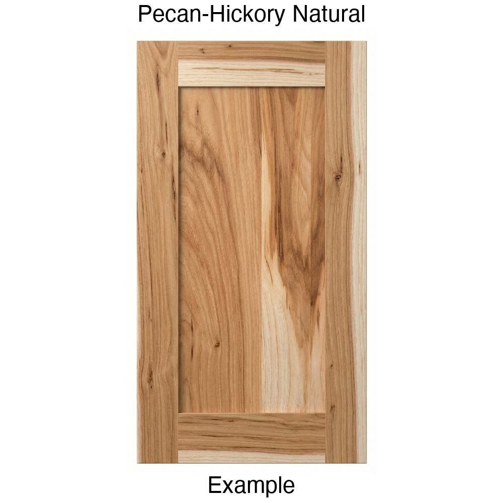 Durango Recessed Panel Cabinet Door in Pecan-Hickory Natural