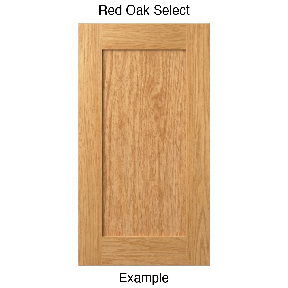Durango Recessed Panel Cabinet Door in Red Oak Select