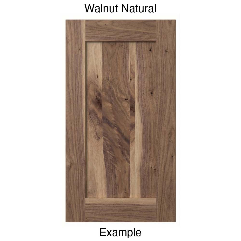 Durango Recessed Panel Cabinet Door in Walnut Natural