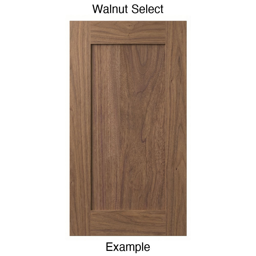 Durango Recessed Panel Cabinet Door in Walnut Select