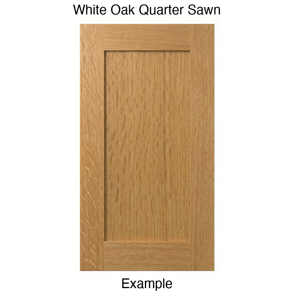 Durango Recessed Panel Cabinet Door in White Oak Quarter Sawn