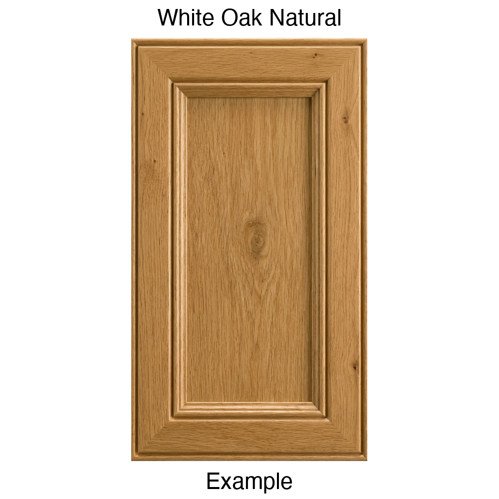 Eldridge Recessed Panel Cabinet Door in White Oak Natural