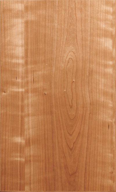 The Emerson slab style unfinished wood veneer door with a MDF core and edge banding is available in various species and wood grains