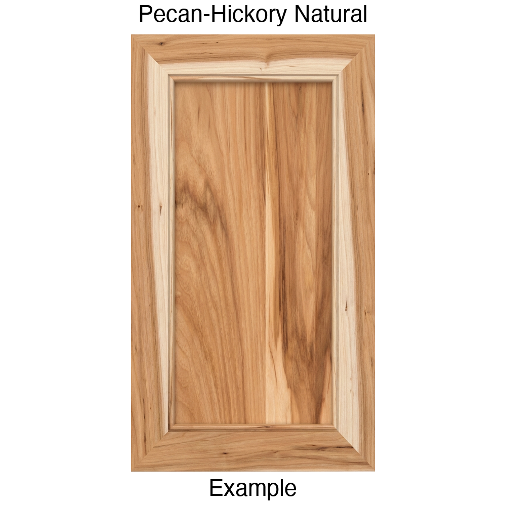 Estrella Recessed Panel Cabinet Door in Pecan-Hickory Natural