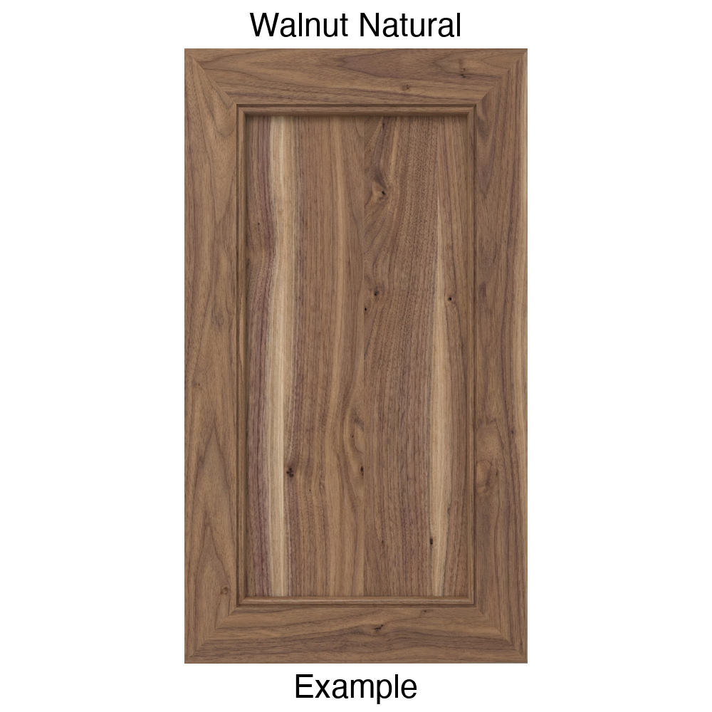 Estrella Recessed Panel Cabinet Door in Walnut Natural