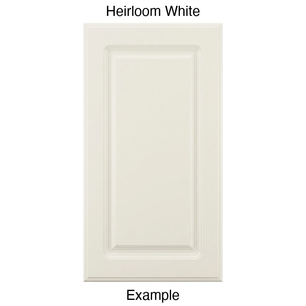 FC712 Raised Panel Thermofoil Cabinet Door in Heirloom White