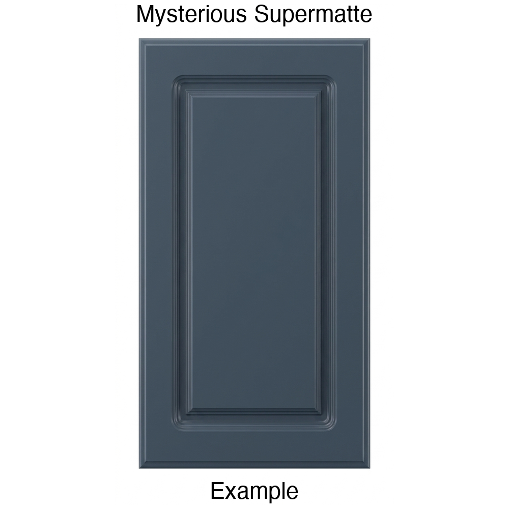FC712 Raised Panel Thermofoil Cabinet Door in Mysterious Supermatte