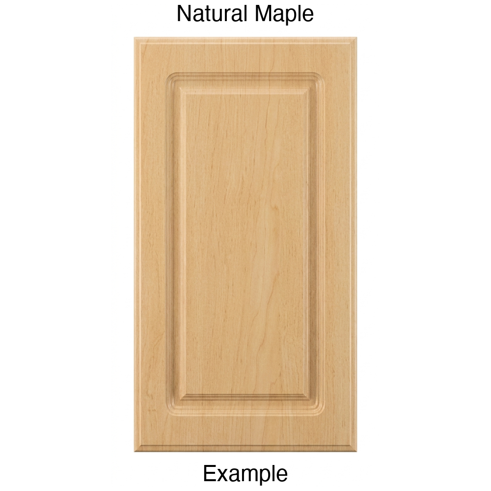 FC712 Raised Panel Thermofoil Cabinet Door in Natural Maple