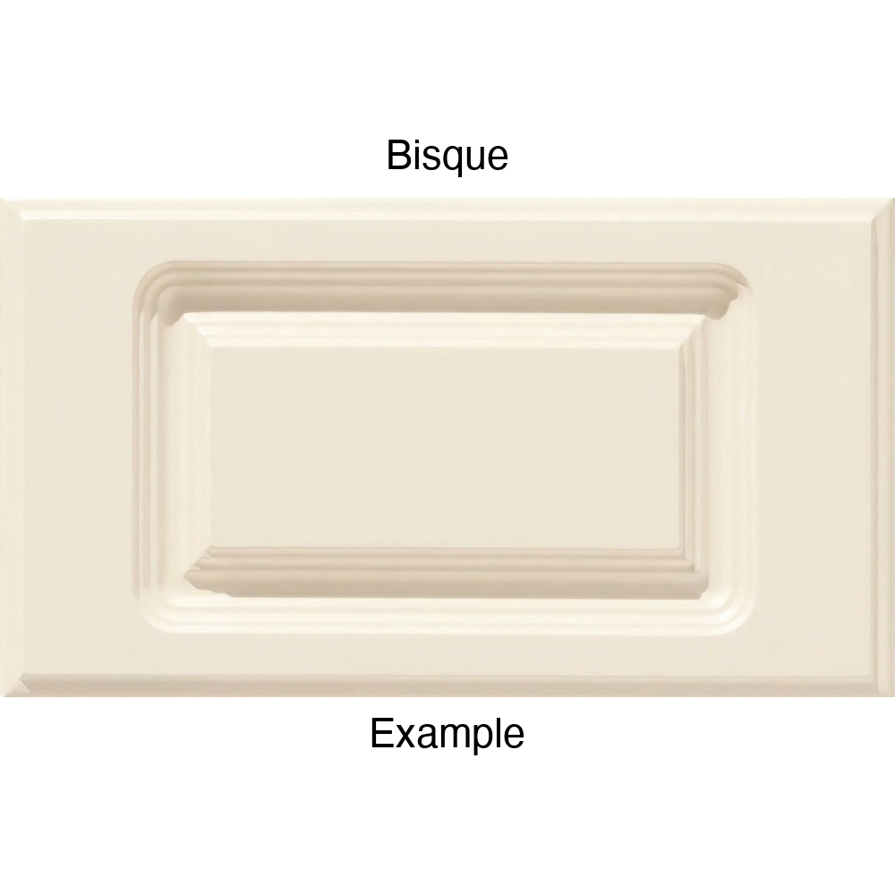 FC714 Thermofoil Drawer Front, Routed, in Bisque