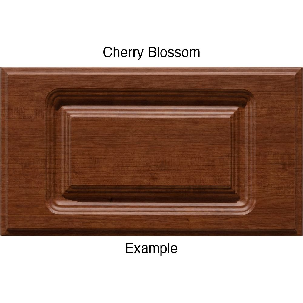 FC714 Thermofoil Drawer Front, Routed, in Cherry Blossom