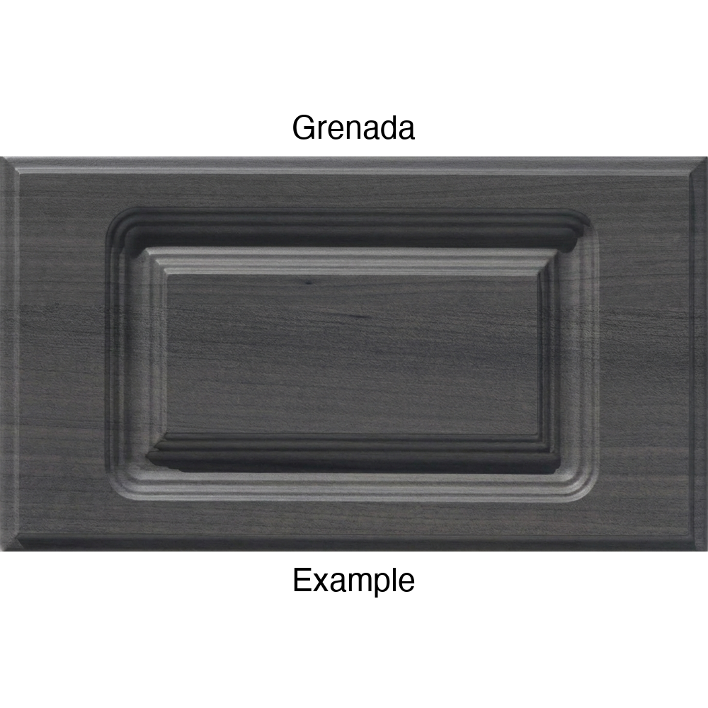 FC714 Thermofoil Drawer Front, Routed, in Grenada