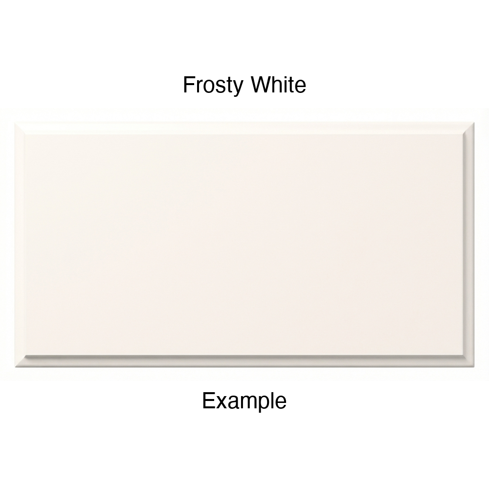 FC714 Thermofoil Drawer Front, Solid, in Frosty White