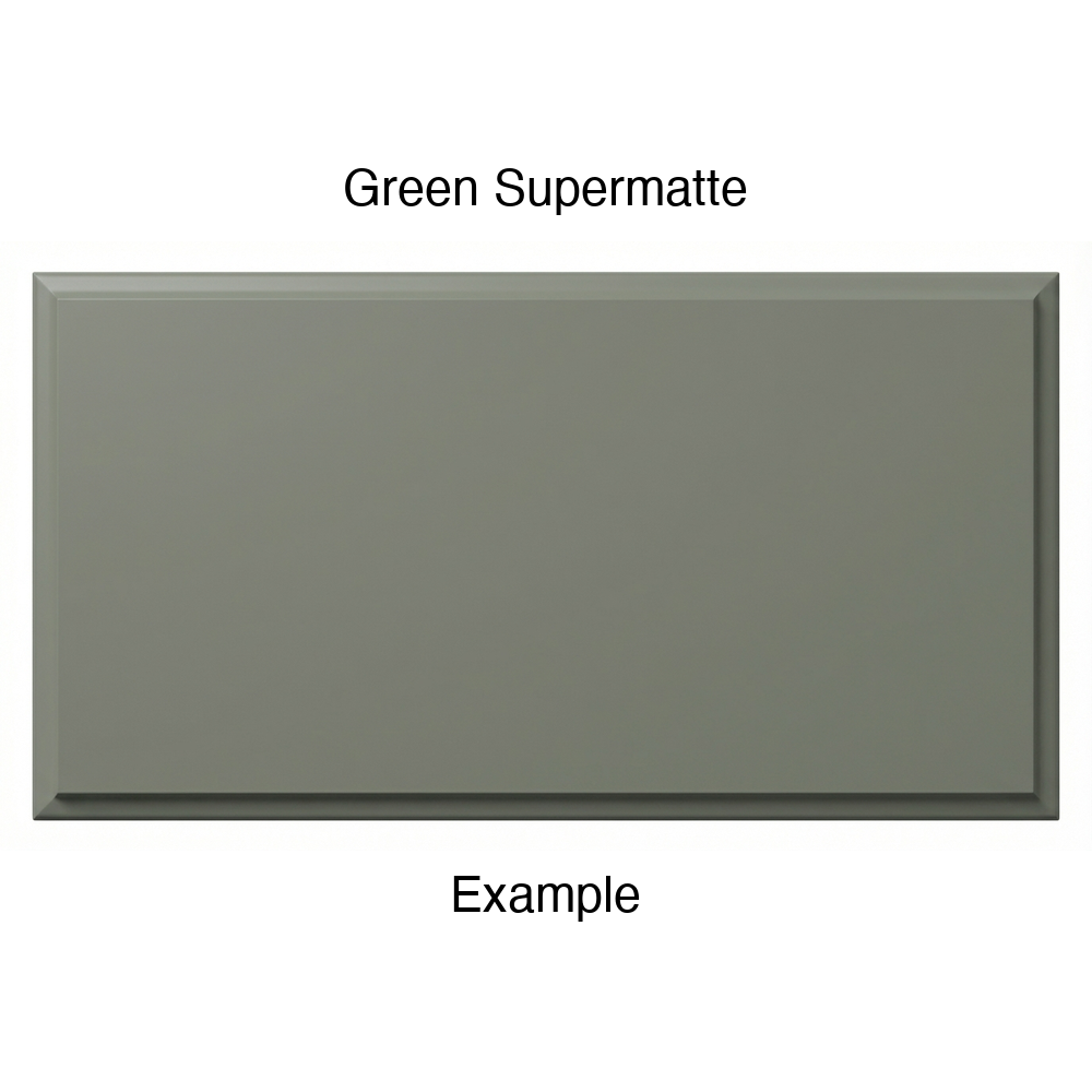 FC714 Thermofoil Drawer Front, Solid, in Green Supermatte