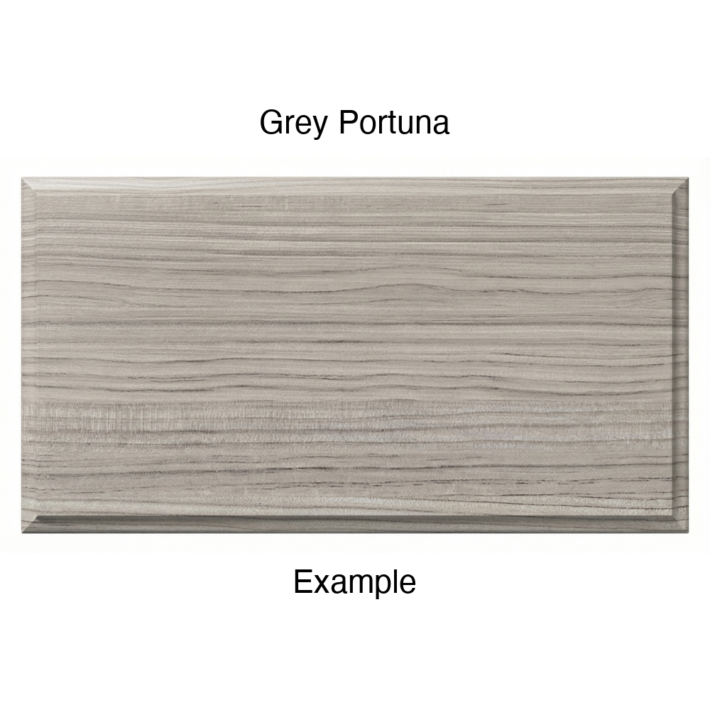 FC714 Thermofoil Drawer Front, Solid, in Grey Portuna