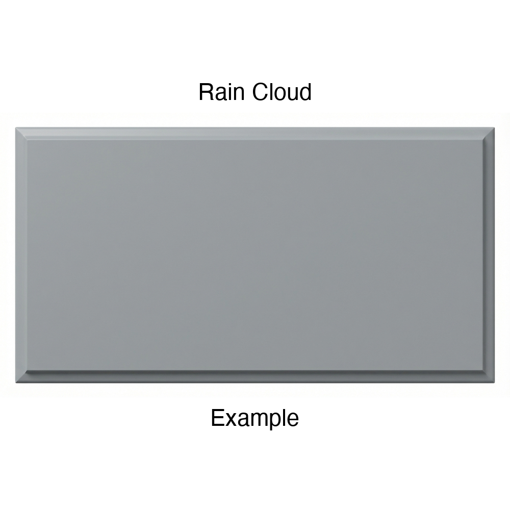 FC714 Thermofoil Drawer Front, Solid, in Rain Cloud