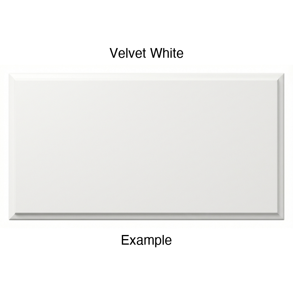 FC714 Thermofoil Drawer Front, Solid, in Velvet White