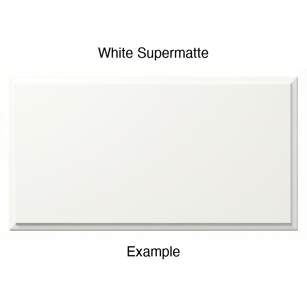 FC714 Thermofoil Drawer Front, Solid, in White Supermatte