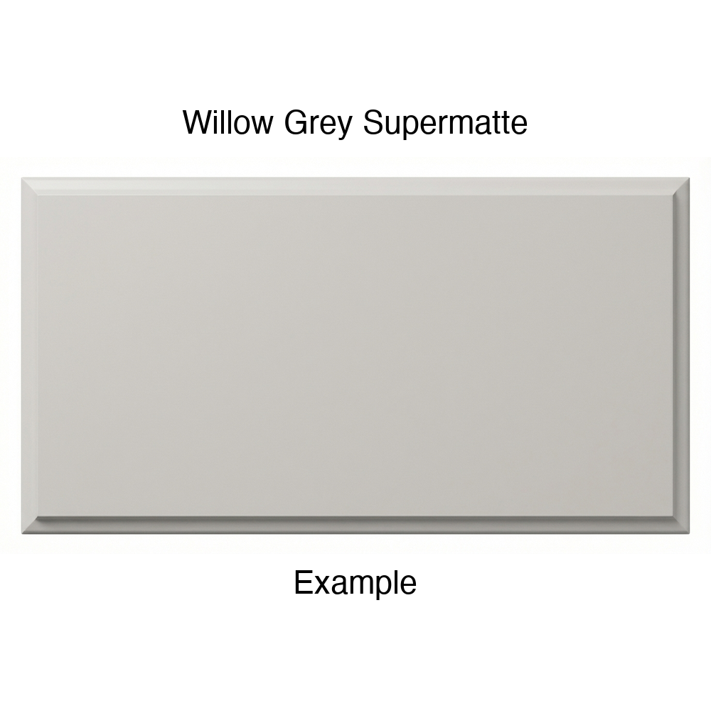 FC714 Thermofoil Drawer Front, Solid, in Willow Grey Supermatte
