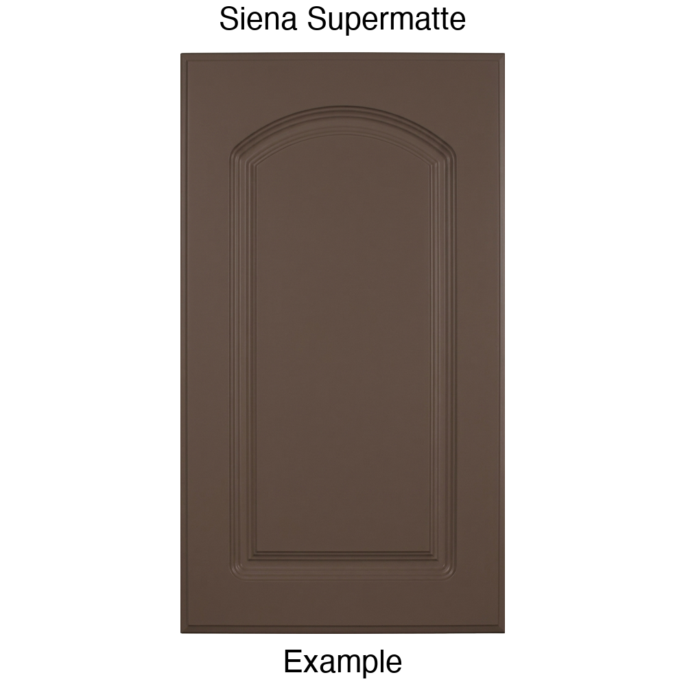 FC716 Arched Raised Panel Thermofoil Cabinet Door in Siena Supermatte