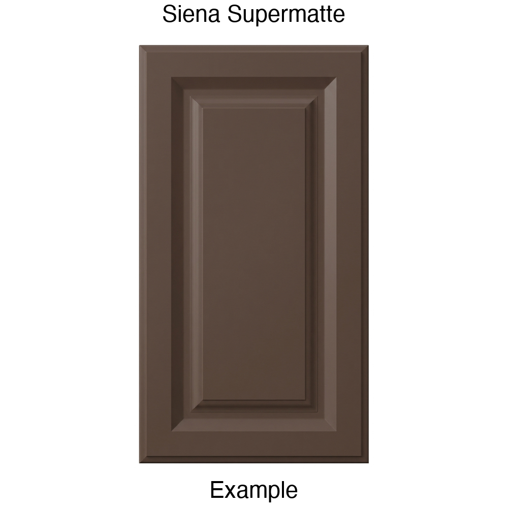 FR556 Raised Panel Thermofoil Cabinet Door in Siena Supermatte