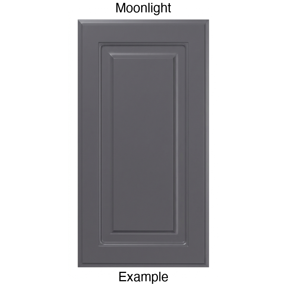 FS742 Raised Panel Thermofoil Cabinet Door in Moonlight