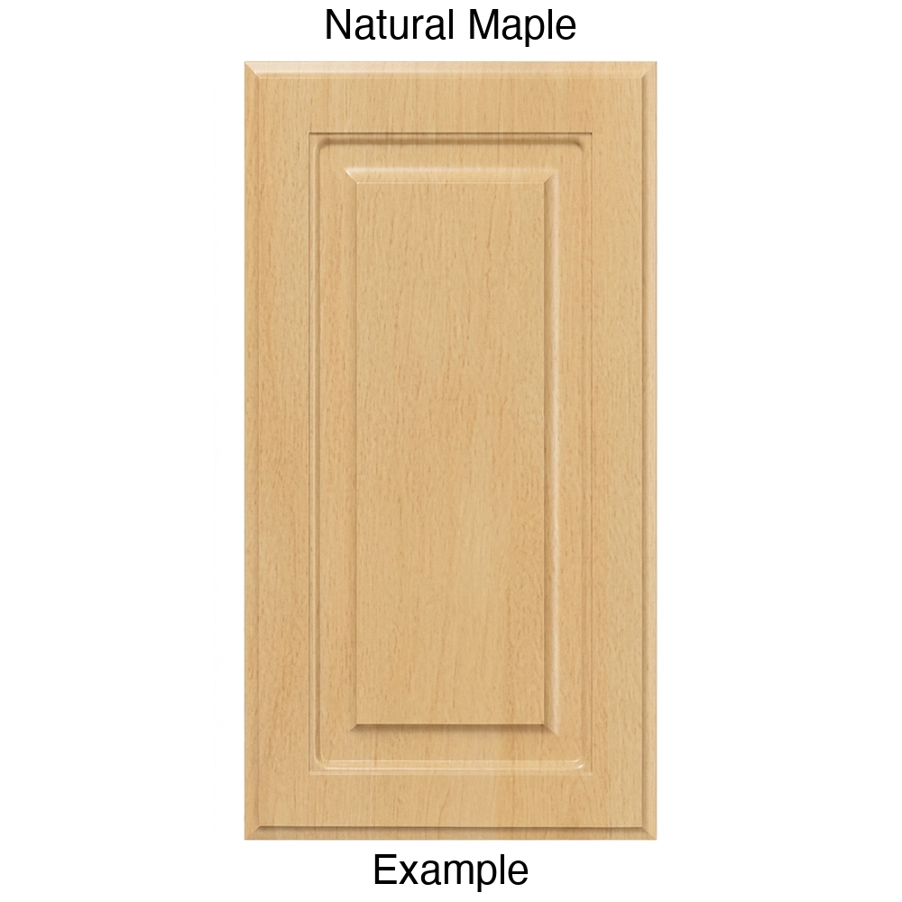FS742 Raised Panel Thermofoil Cabinet Door in Natural Maple