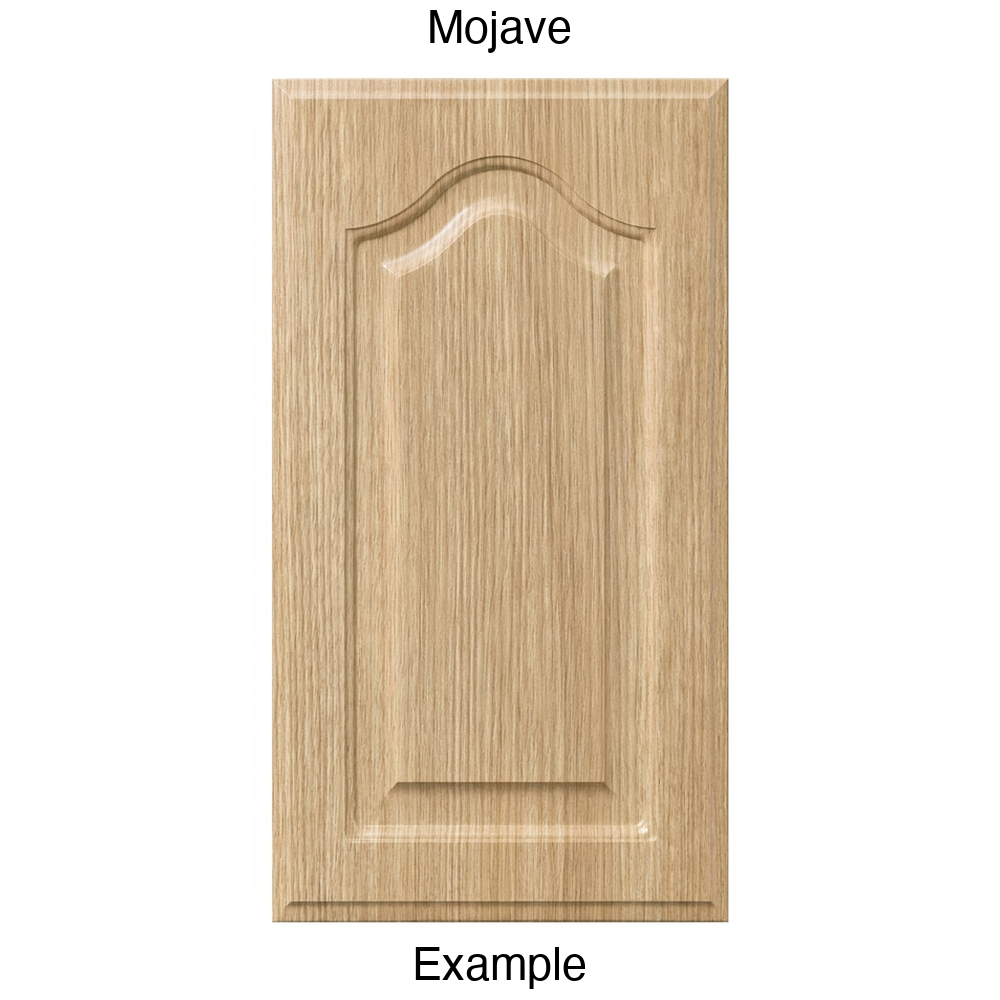 FS744 Cathedral Raised Panel Thermofoil Cabinet Door in Mojave