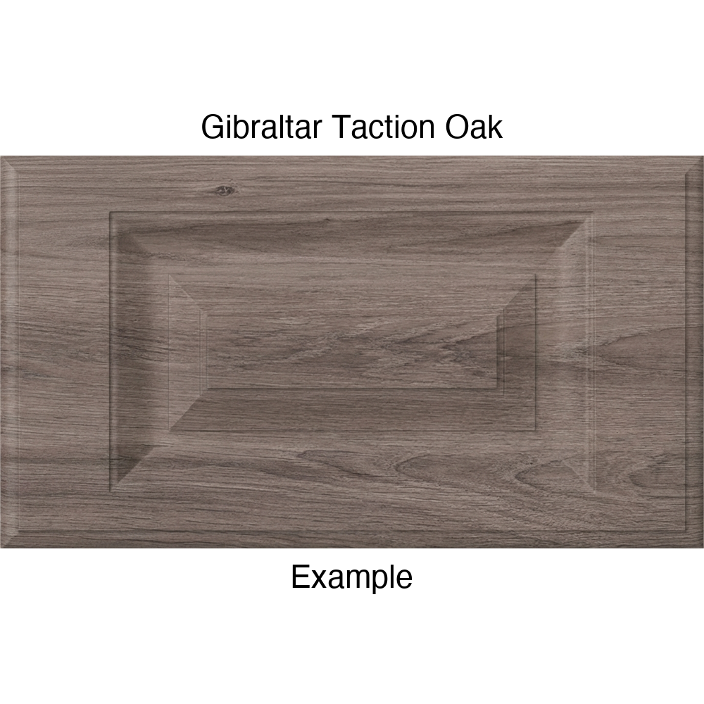 FS842 Thermofoil Drawer Front, Routed, in Gibraltar Taction Oak
