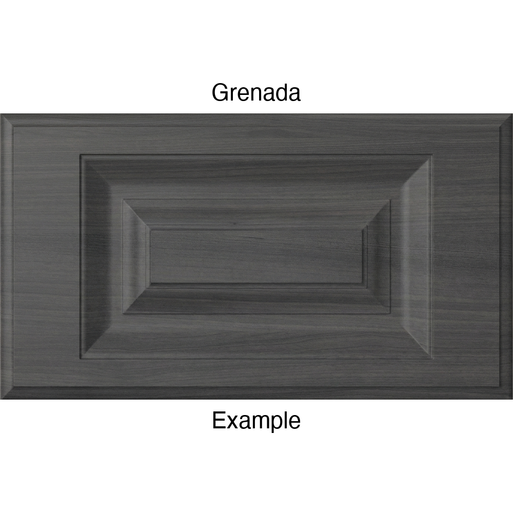 FS842 Thermofoil Drawer Front, Routed, in Grenada